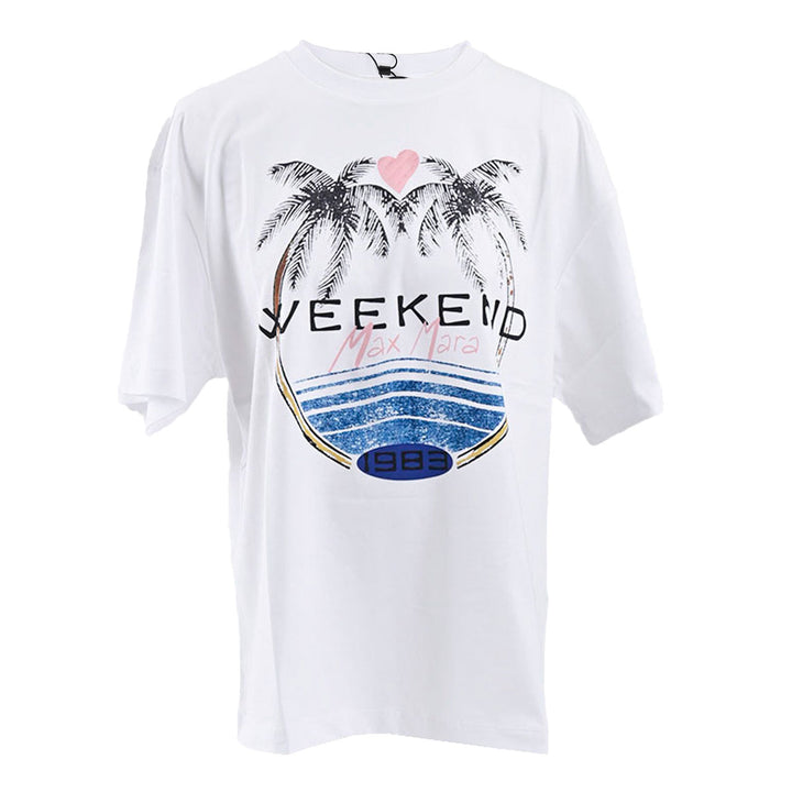 ウィークエンド マックスマーラ WEEKEND MAXMARA Tシャツ VITERBO 59710326 003 ホワイト 2024SS レディース