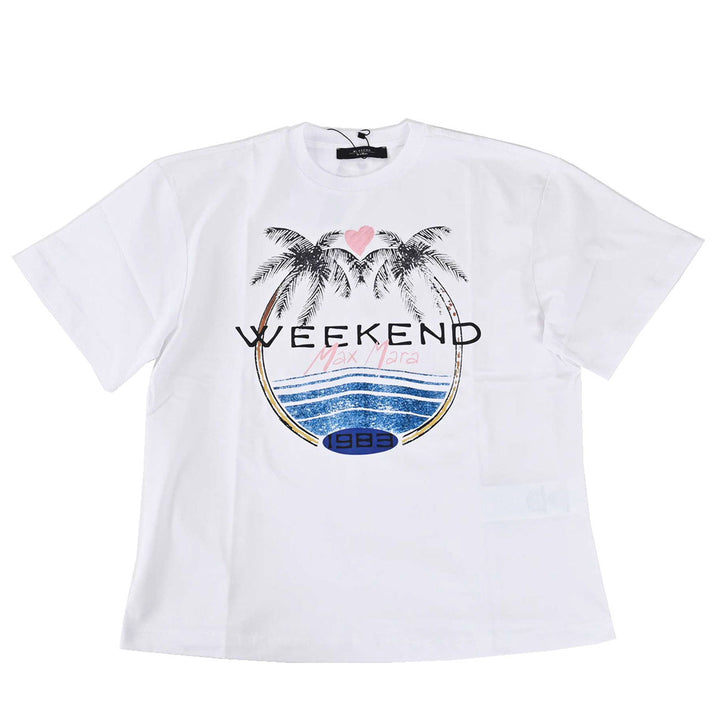 ウィークエンド マックスマーラ WEEKEND MAXMARA Tシャツ VITERBO 59710326 003 ホワイト 2024SS レディース