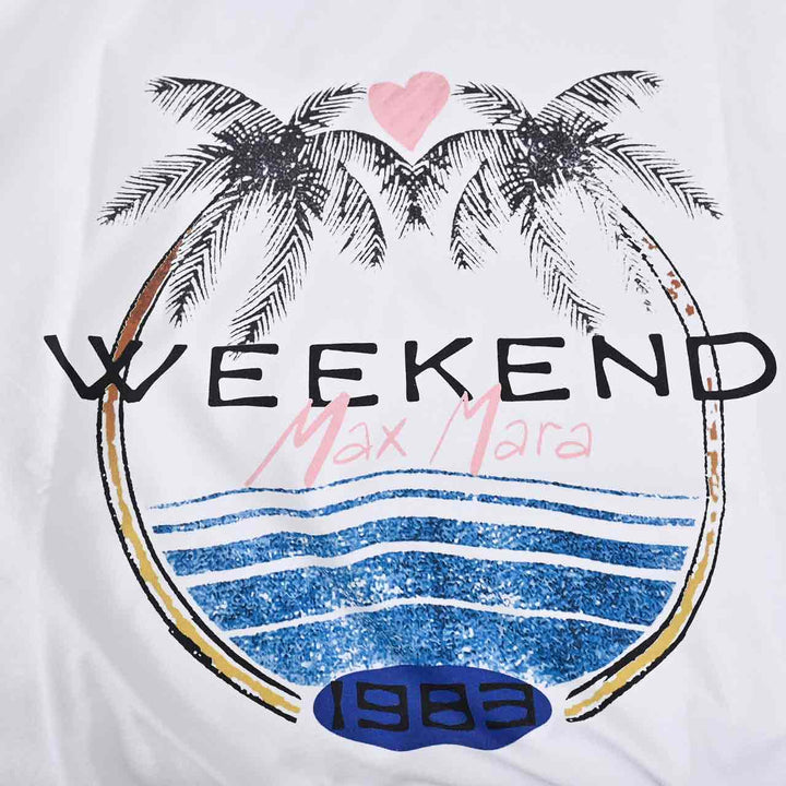 ウィークエンド マックスマーラ WEEKEND MAXMARA Tシャツ VITERBO 59710326 003 ホワイト 2024SS レディース