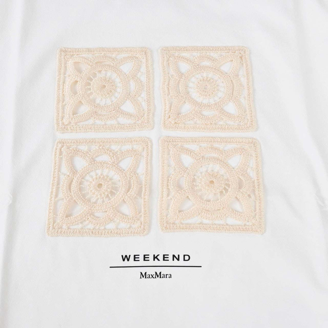 ウィークエンド マックスマーラ WEEKEND MAXMARA Tシャツ BARBANO 5976041600 001 ホワイト 2024AW レディース