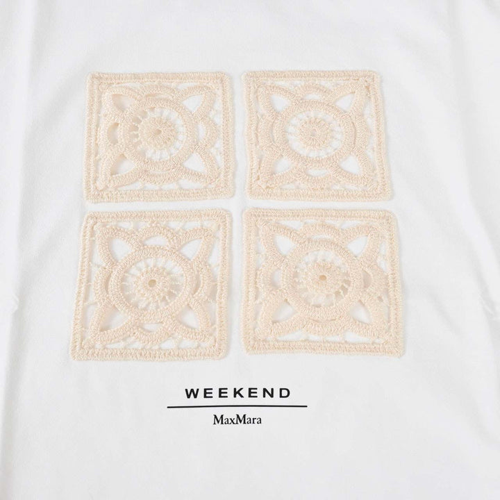 ウィークエンド マックスマーラ WEEKEND MAXMARA Tシャツ BARBANO 5976041600 001 ホワイト 2024AW レディース