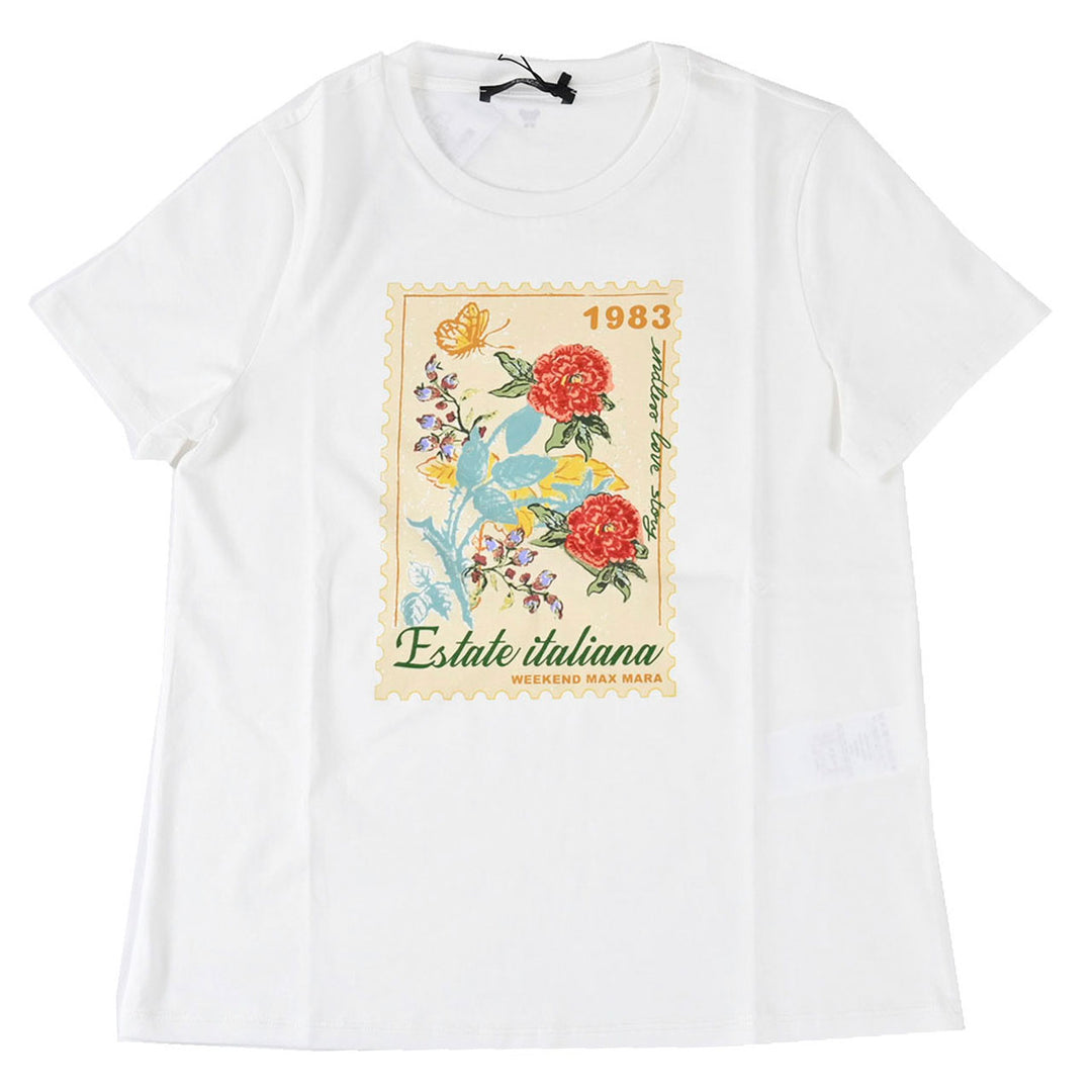 ウィークエンド マックスマーラ WEEKEND MAXMARA Tシャツ ZIRLO 59760316 001 ホワイト 2024年秋冬 レディース