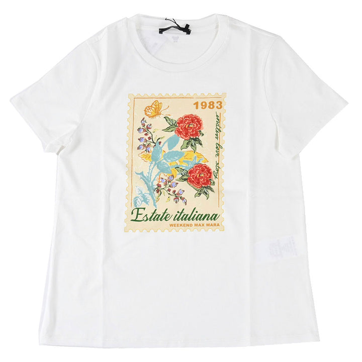 ウィークエンド マックスマーラ WEEKEND MAXMARA Tシャツ ZIRLO 59760316 001 ホワイト 2024年秋冬 レディース