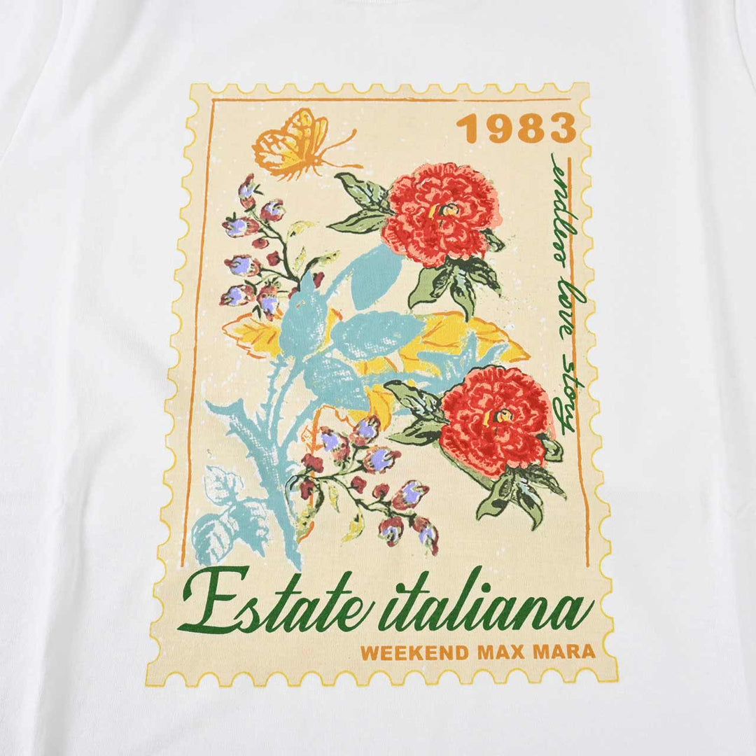 ウィークエンド マックスマーラ WEEKEND MAXMARA Tシャツ ZIRLO 59760316 001 ホワイト 2024年秋冬 レディース