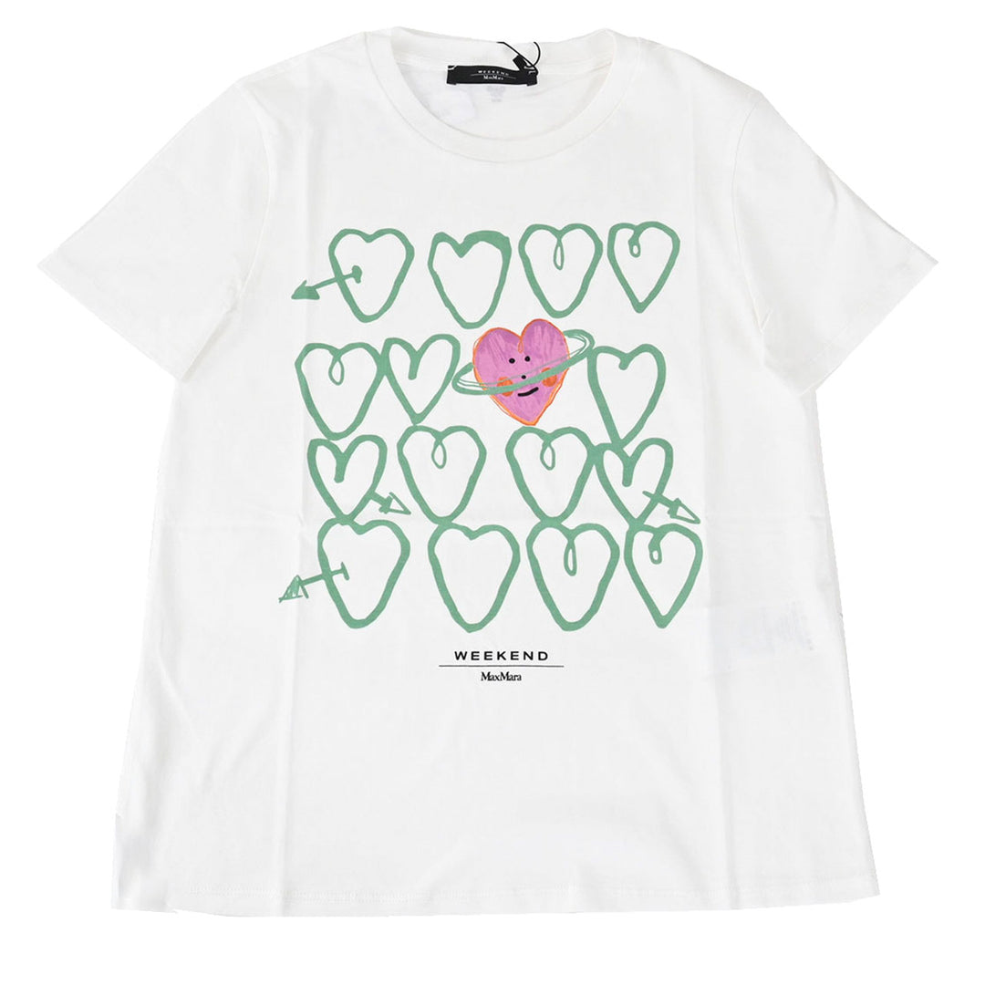 ウィークエンド マックスマーラ WEEKEND MAXMARA Tシャツ ZIRLO 59760316 002 ホワイト 2024AW レディース