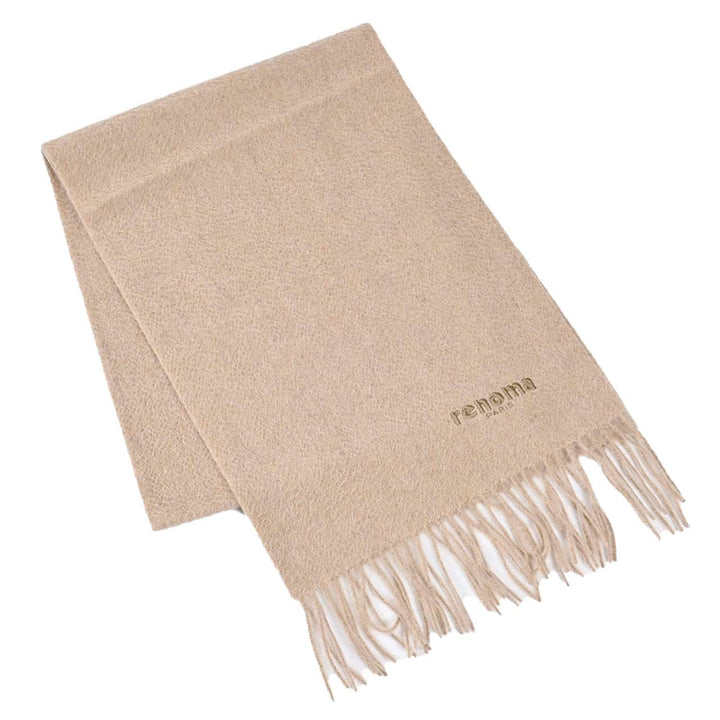 レノマ RENOMA マフラー R9912 PLAIN CASHMERE RBEWH ベージュ  メンズ レディース