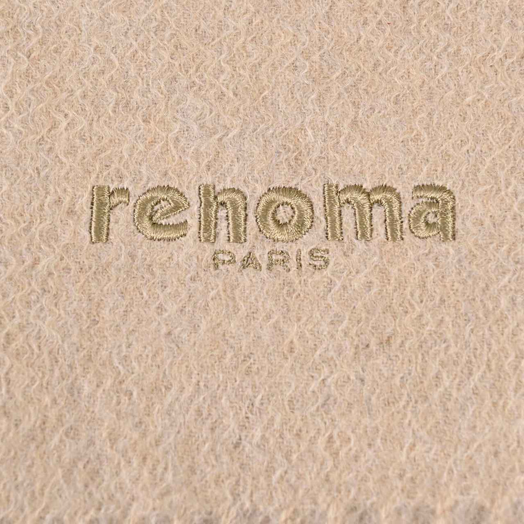 レノマ RENOMA マフラー R9912 PLAIN CASHMERE RBEWH ベージュ  メンズ レディース