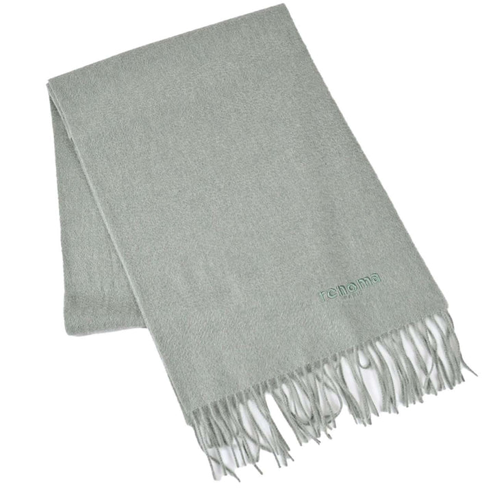 レノマ RENOMA マフラー R9912 PLAIN CASHMERE RGR グリーン  メンズ レディース