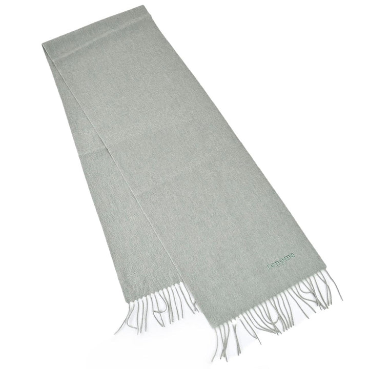 レノマ RENOMA マフラー R9912 PLAIN CASHMERE RGR グリーン  メンズ レディース