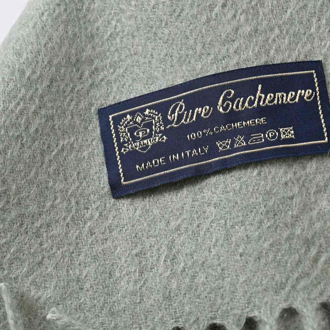 レノマ RENOMA マフラー R9912 PLAIN CASHMERE RGR グリーン  メンズ レディース