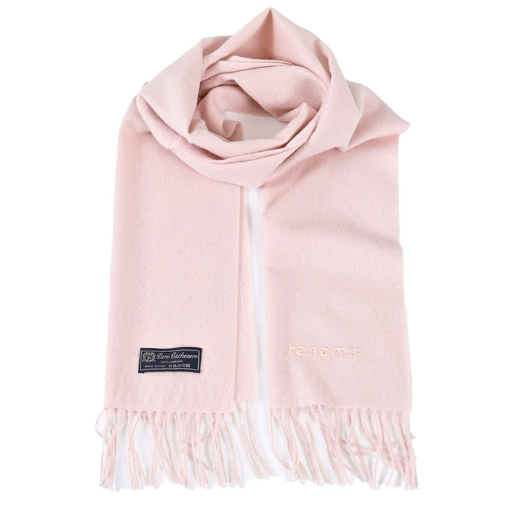 レノマ RENOMA マフラー R9912 PLAIN CASHMERE RLTP ピンク  メンズ レディース