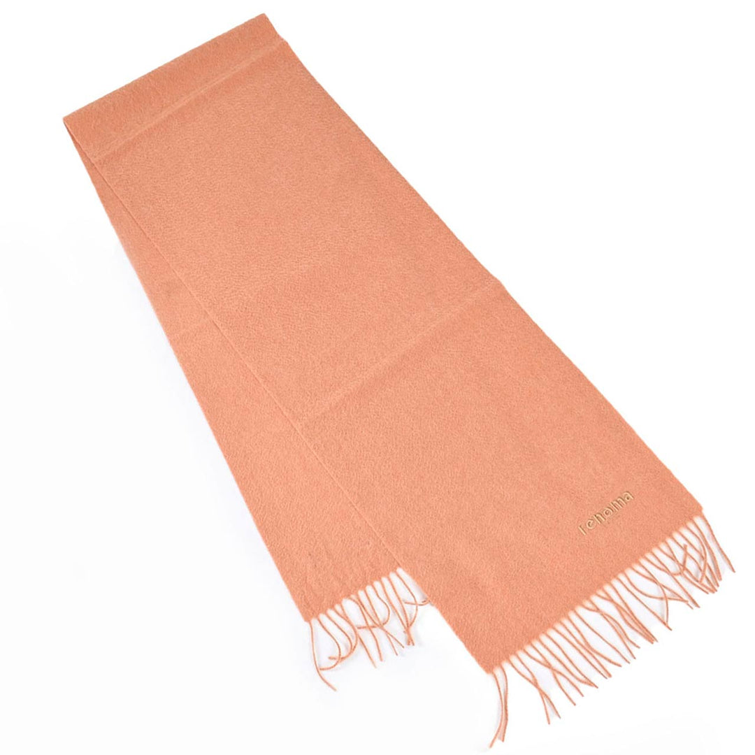 レノマ RENOMA マフラー R9912 PLAIN CASHMERE RMOR オレンジ  メンズ レディース