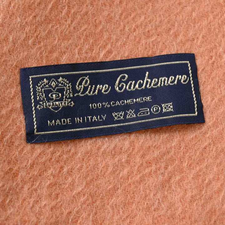 レノマ RENOMA マフラー R9912 PLAIN CASHMERE RMOR オレンジ  メンズ レディース