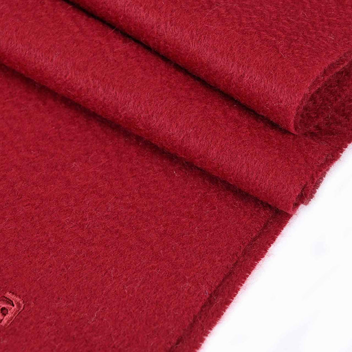 レノマ RENOMA マフラー R9912 PLAIN CASHMERE RWI レッド  メンズ レディース