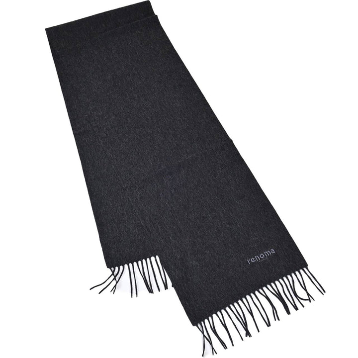 レノマ RENOMA マフラー R9918 PLAIN CASHMERE RCHA グレー  メンズ レディース