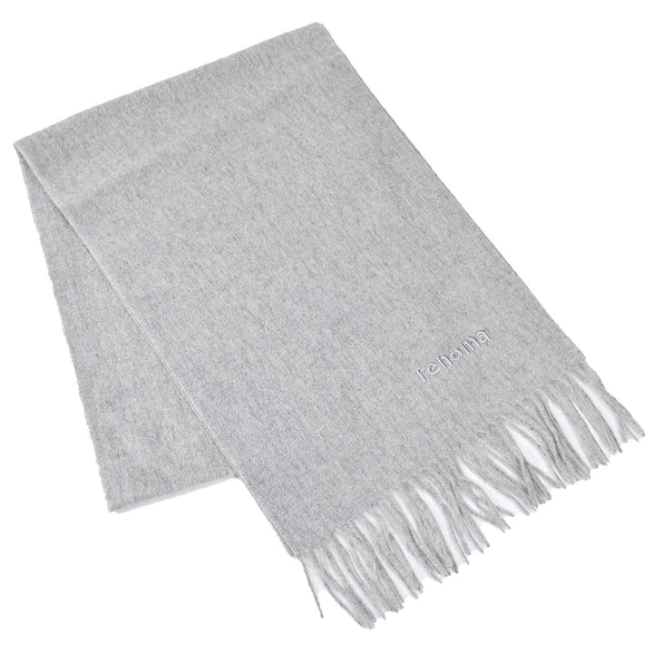 レノマ RENOMA マフラー R9918 PLAIN CASHMERE RLGR グレー  メンズ レディース
