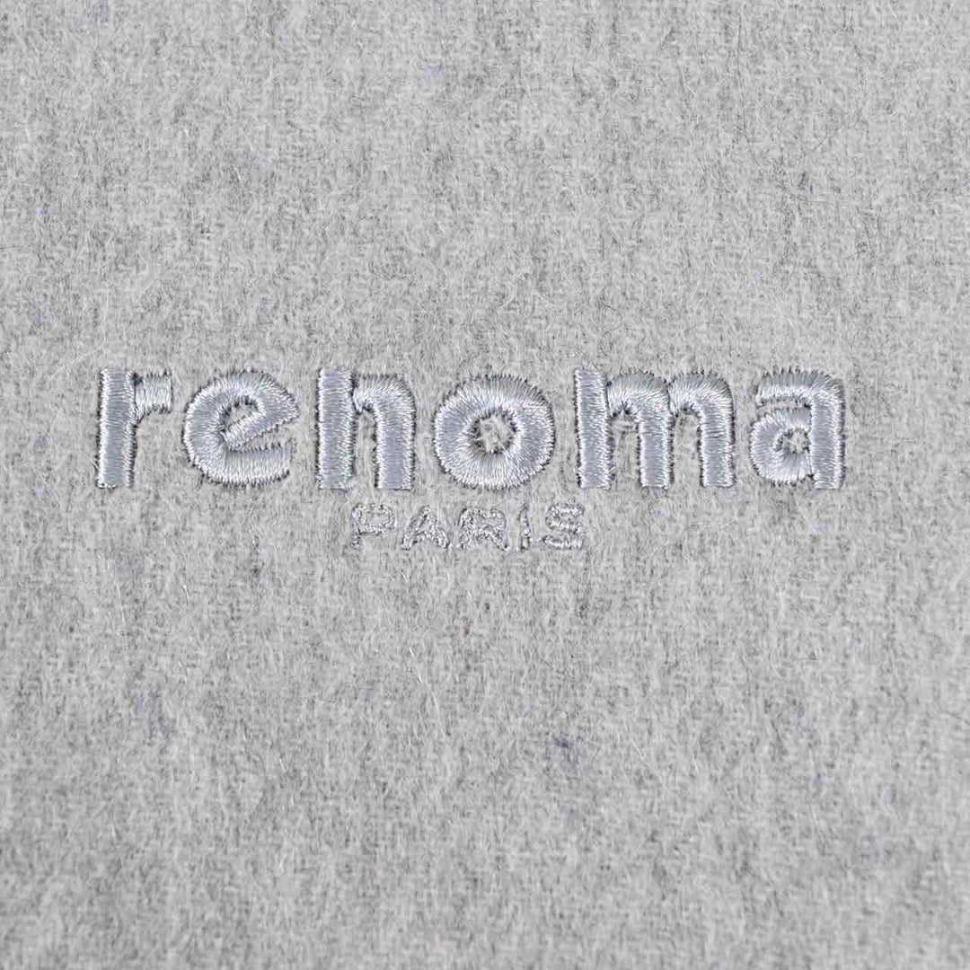 レノマ RENOMA マフラー R9918 PLAIN CASHMERE RLGR グレー  メンズ レディース