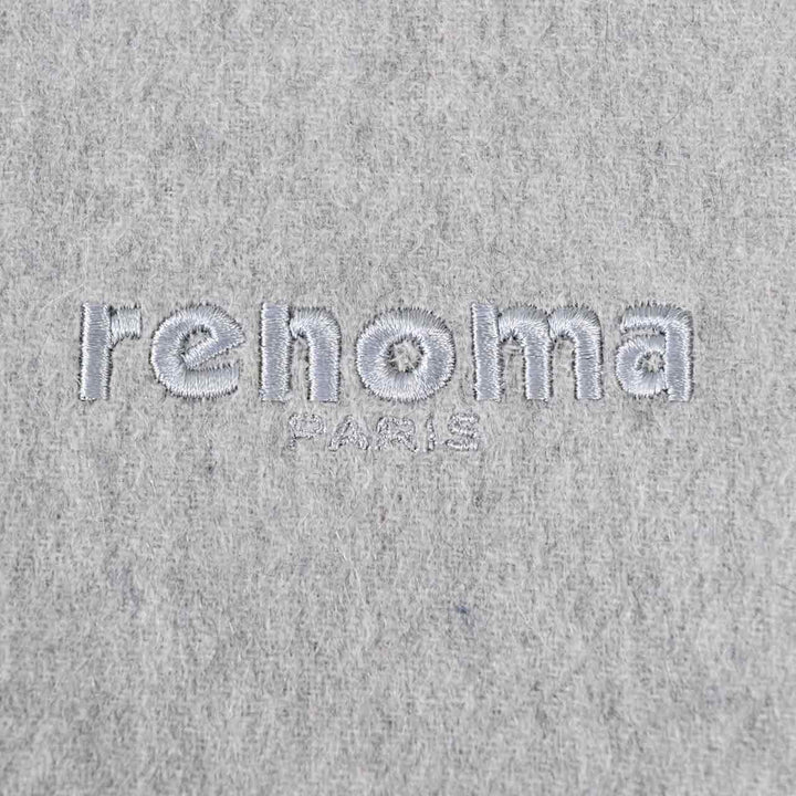 レノマ RENOMA マフラー R9918 PLAIN CASHMERE RLGR グレー  メンズ レディース