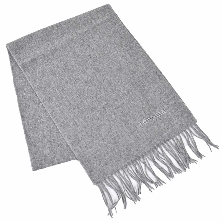 レノマ RENOMA マフラー R9918 PLAIN CASHMERE RMGR グレー  メンズ レディース