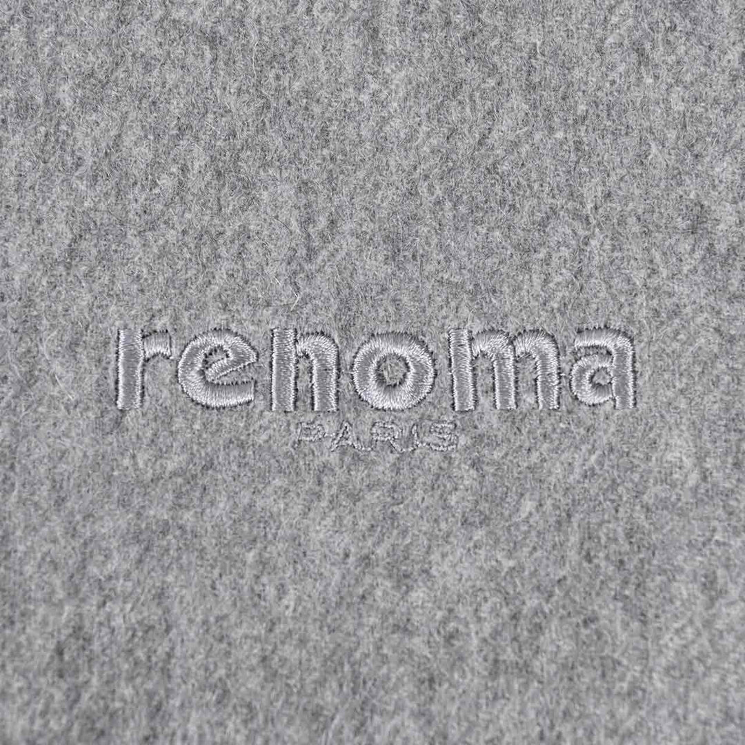 レノマ RENOMA マフラー R9918 PLAIN CASHMERE RMGR グレー  メンズ レディース