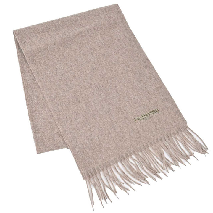 レノマ RENOMA マフラー R9918 PLAIN CASHMERE RMI ベージュ  メンズ レディース