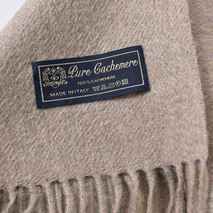 レノマ RENOMA マフラー R9918 PLAIN CASHMERE RMI ベージュ  メンズ レディース