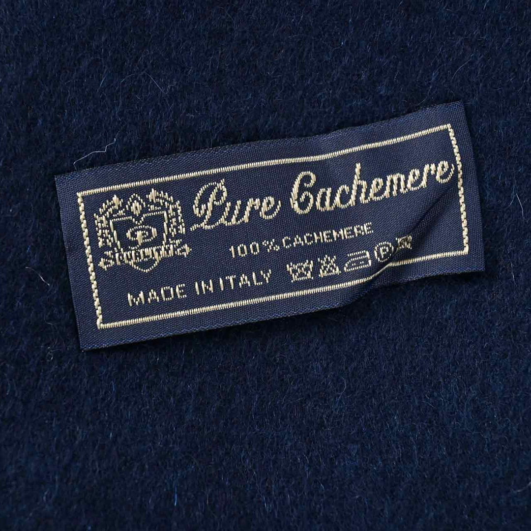 レノマ RENOMA マフラー R9918 PLAIN CASHMERE RNV ネイビー  メンズ レディース