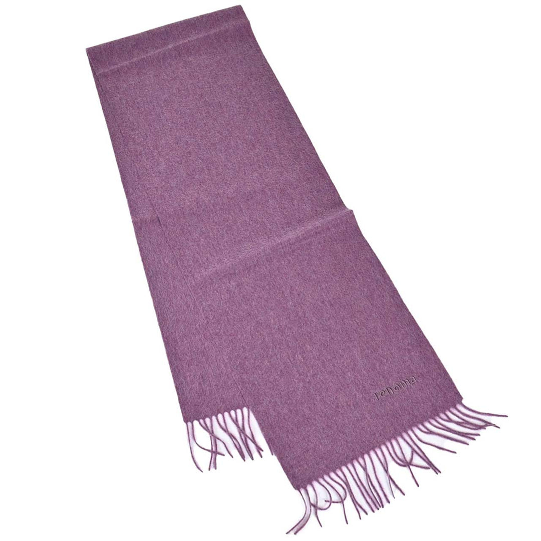 レノマ RENOMA マフラー R9918 PLAIN CASHMERE RPUR パープル  メンズ レディース