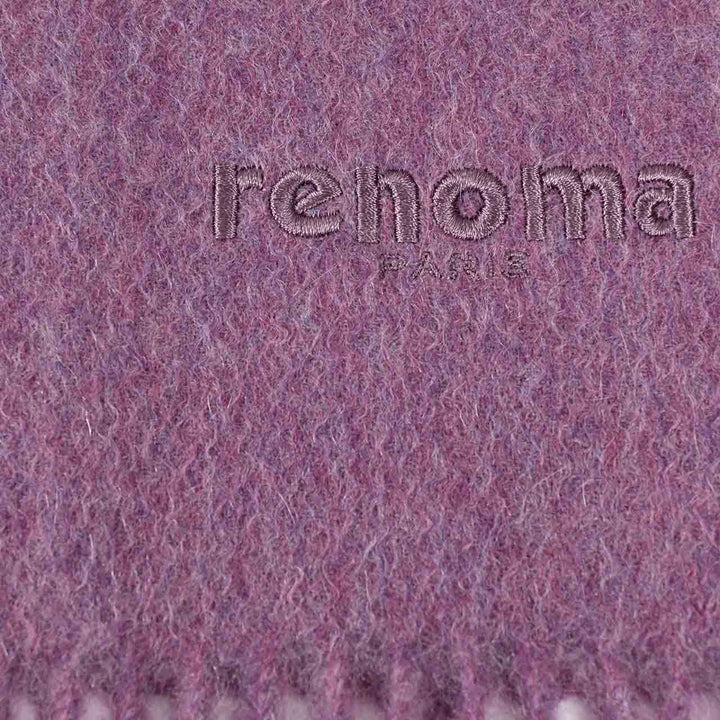 レノマ RENOMA マフラー R9918 PLAIN CASHMERE RPUR パープル  メンズ レディース