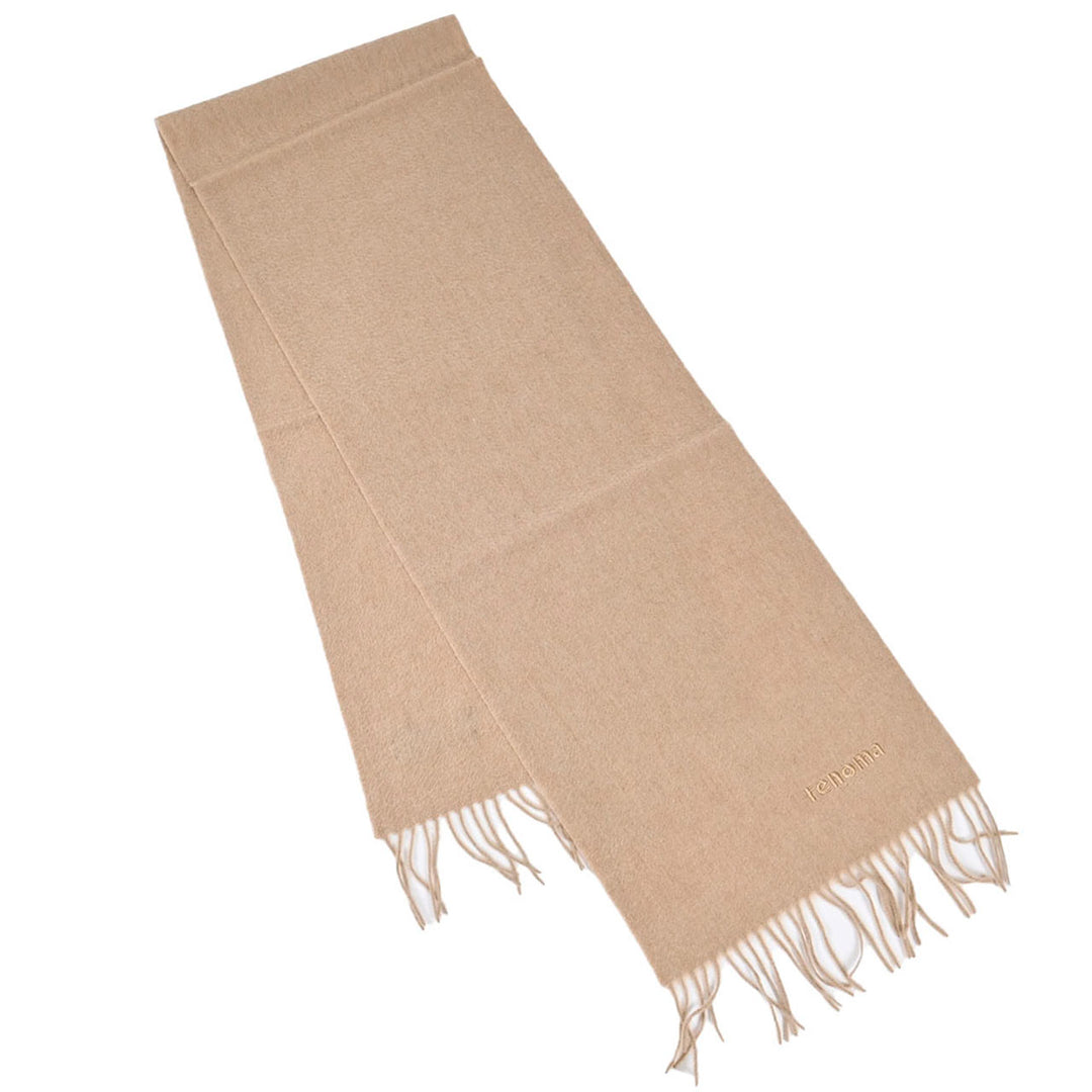 レノマ RENOMA マフラー R9918 PLAIN CASHMERE RSAN ブラウン  メンズ レディース