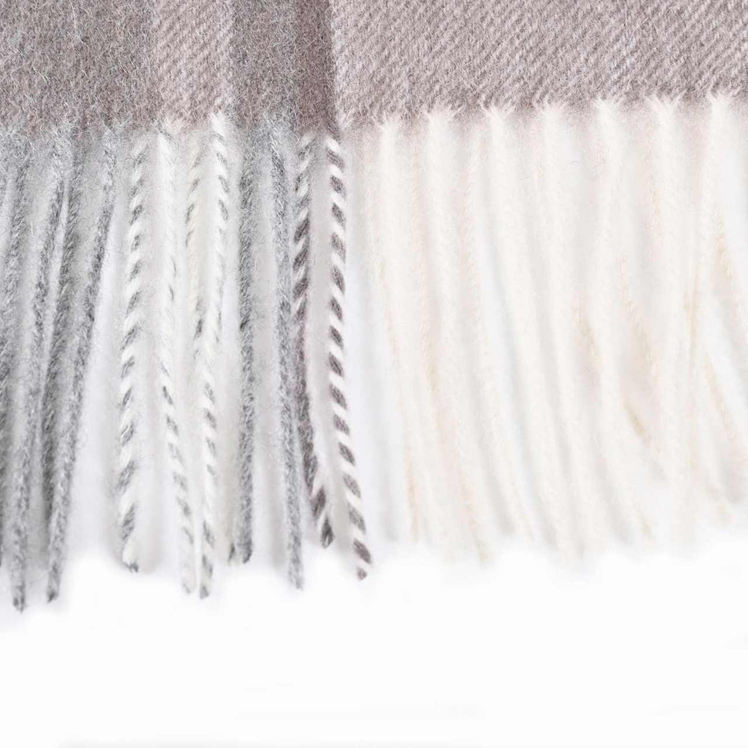 レノマ RENOMA マフラー R9919 CHECK CASHMERE R009 グレー  メンズ レディース