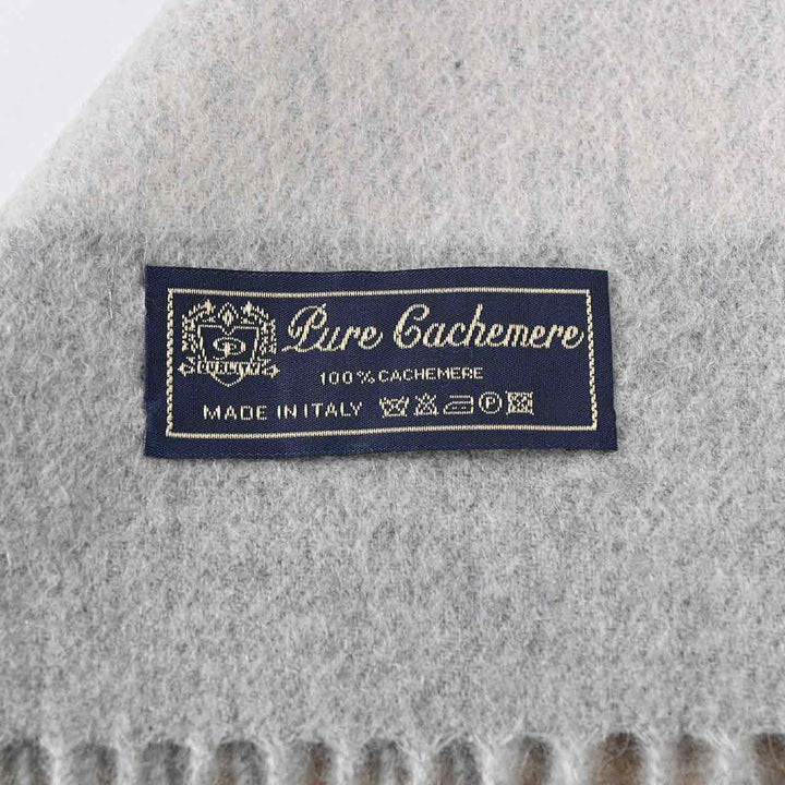 レノマ RENOMA マフラー R9919 CHECK CASHMERE RX7 グレー  メンズ レディース