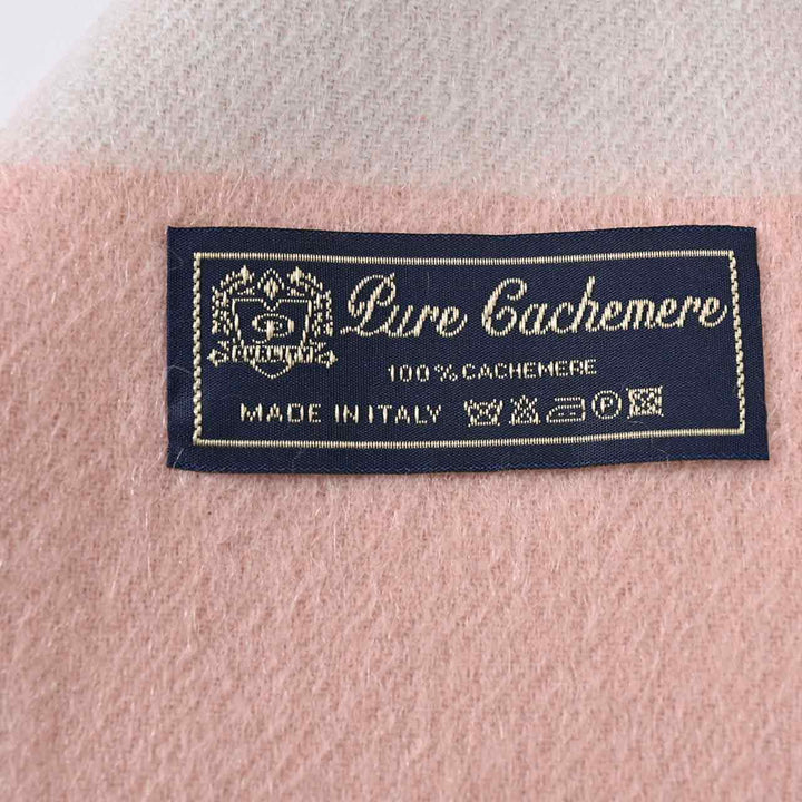 レノマ RENOMA マフラー R9919 CHECK CASHMERE RX9 ピンク  メンズ レディース