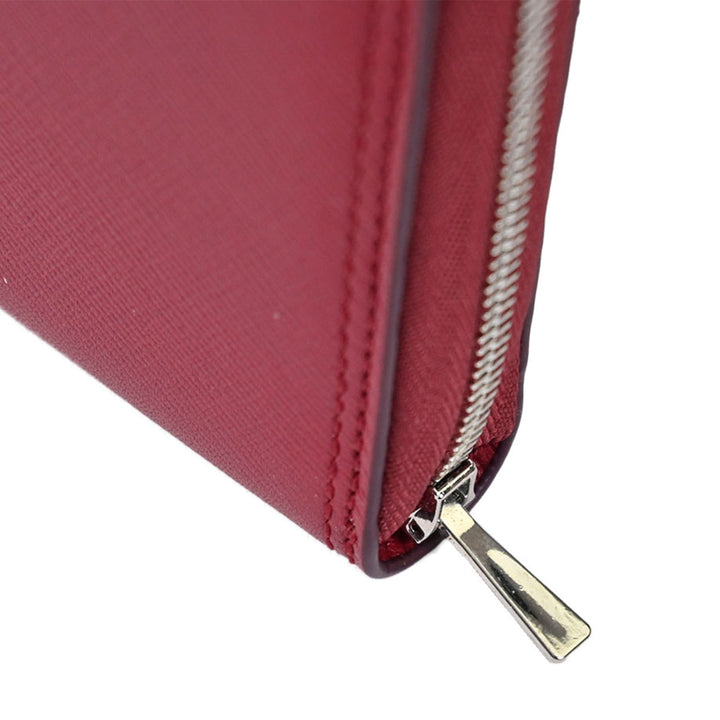ジェイアンドエム デヴィッドソン J&M DAVIDSON ラウンドファスナー長財布 10221N 7495 BURGUNDY 8480 レッド  メンズ レディース