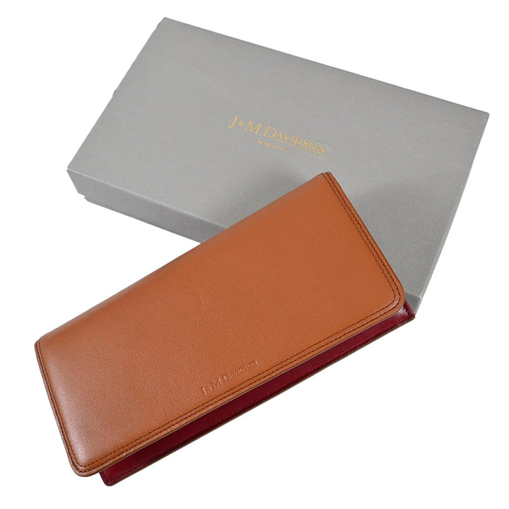 ジェイアンドエム デヴィッドソン J&M DAVIDSON 長財布 10223N 7314 TAN 2900 ブラウン  メンズ レディース