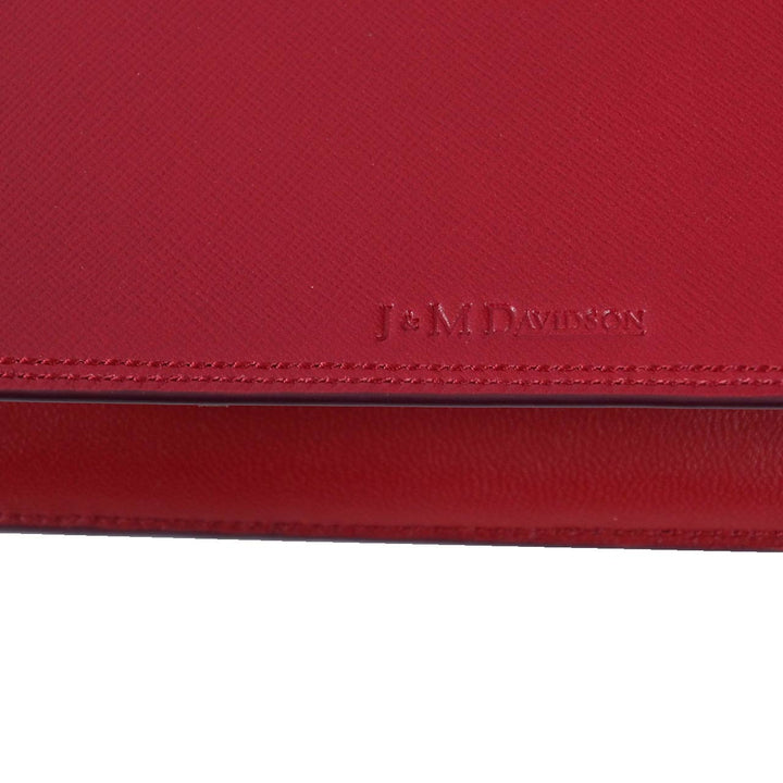 ジェイアンドエム デヴィッドソン J&M DAVIDSON 長財布 10223N 7495 BURGUNDY 8480 レッド  メンズ レディース