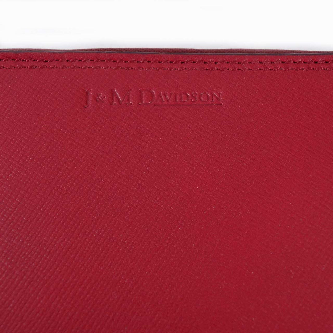 ジェイアンドエム デヴィッドソン J&M DAVIDSON 折財布 10224N 7495 BURGUNDY 8480 レッド  メンズ レディース