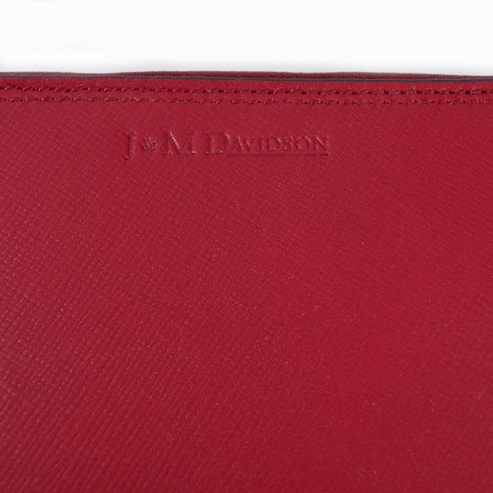 ジェイアンドエム デヴィッドソン J&M DAVIDSON 折財布 10224N 7495 BURGUNDY 8480 レッド  メンズ レディース