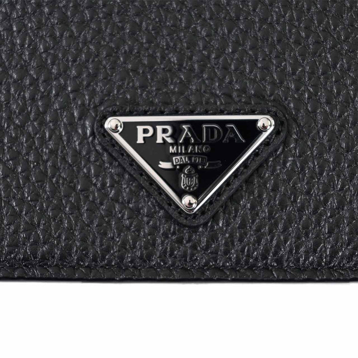 プラダ PRADA 折財布 2MO513 2E54 F0002 ブラック 2024SS メンズ レディース