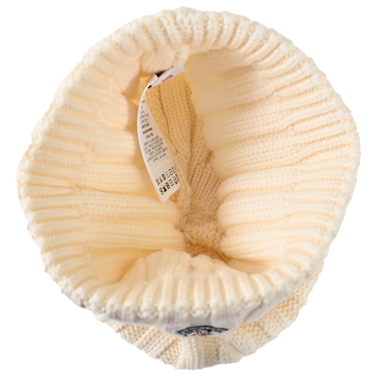 モンクレール MONCLER ニット帽 0020799 999BU ホワイト メンズ