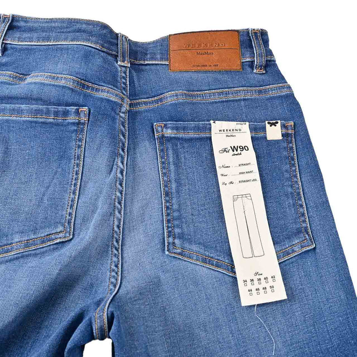 ウィークエンド マックスマーラ WEEKEND MAXMARA デニムパンツ 5181071600 ORTISEI 008 ブルー 2025SS レディース