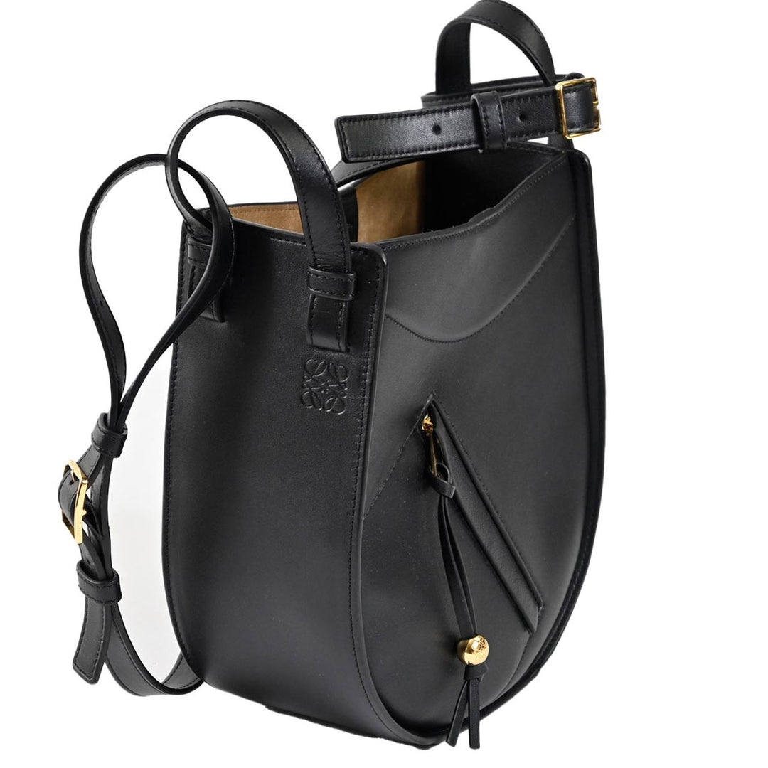 ロエベ LOEWE ショルダーバッグ ハンモック スライス A538HHSX01 1100 ブラック 2025年春夏 レディース