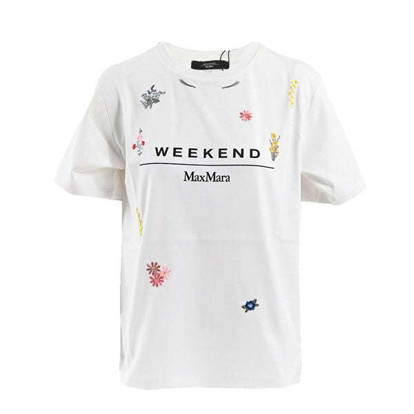 MaxMara マックスマーラ ロゴ Tシャツ S ホワイト ウィークエンド マックスマーラ WEEKEND MAXMARA Tシャツ OLGA
