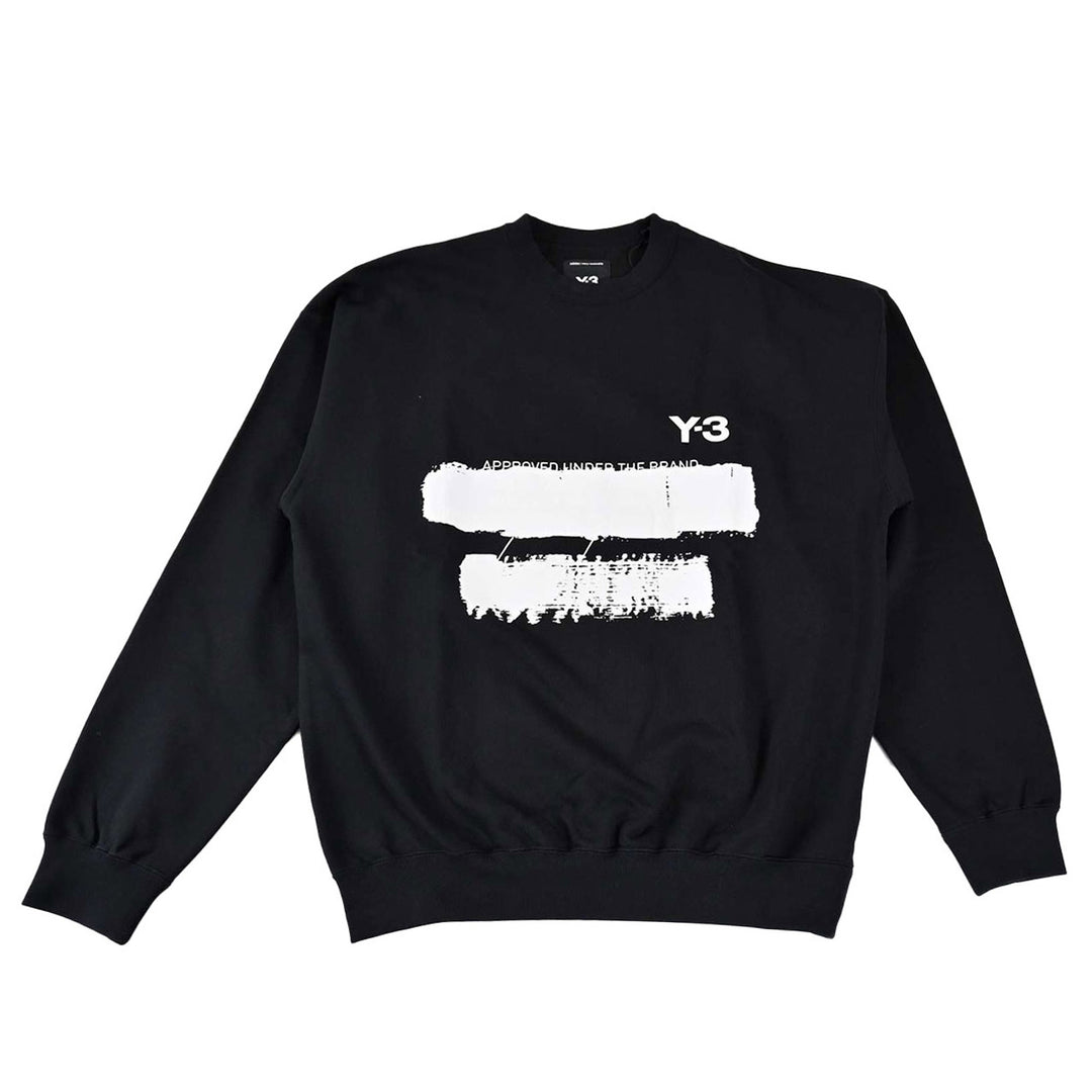 ワイスリー Y-3 トレーナー U GFX CREW JN4881 ブラック 2025SS メンズ レディース