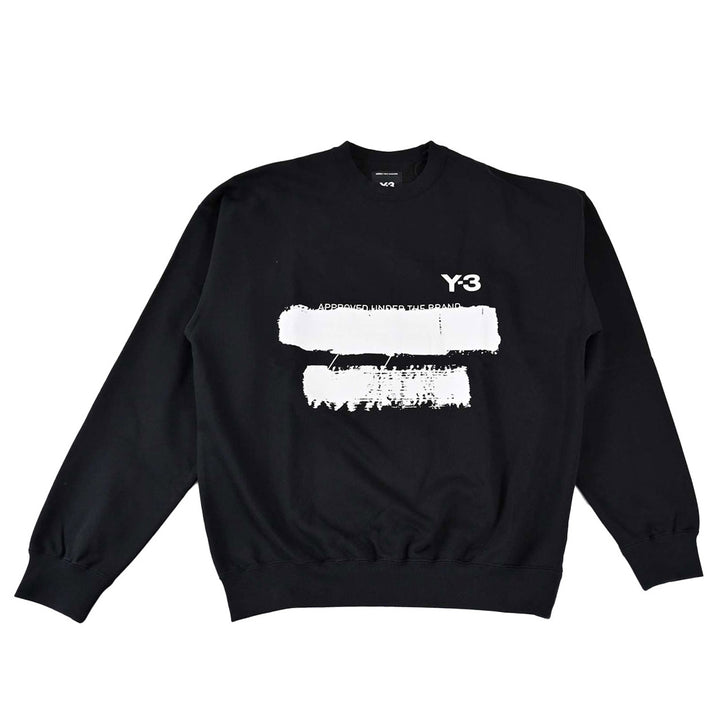 ワイスリー Y-3 トレーナー U GFX CREW JN4881 ブラック 2025SS メンズ レディース