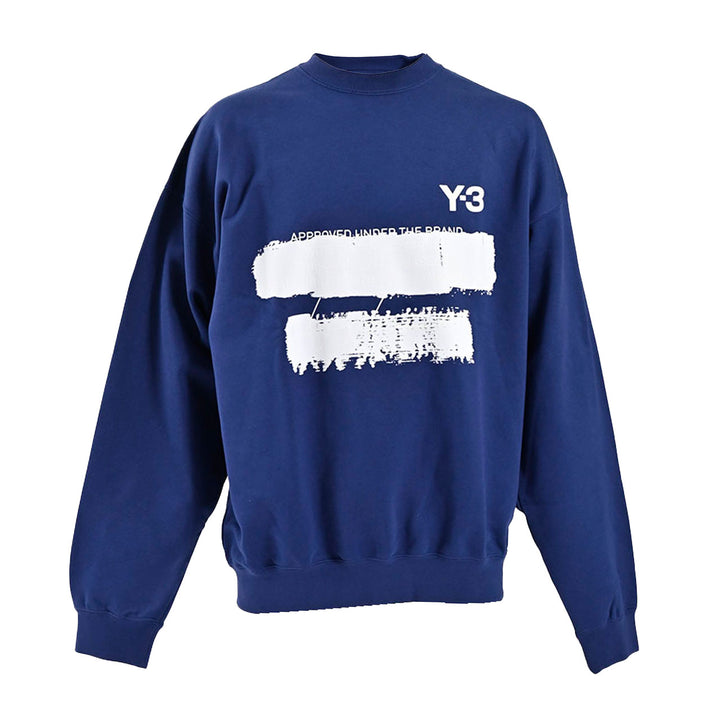 ワイスリー Y-3 トレーナー U GFX CREW JM3232 ブルー 2025SS メンズ レディース