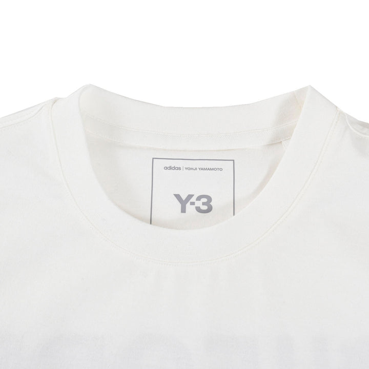 ワイスリー Y-3 クルーネック長袖Ｔシャツ U GFX LS TEE JM3234 ホワイト 2025SS メンズ レディース