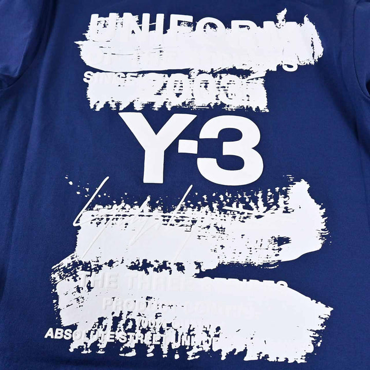 ワイスリー Y-3 Tシャツ U GFX SS TEE JM7816 ブルー 2025SS メンズ レディース