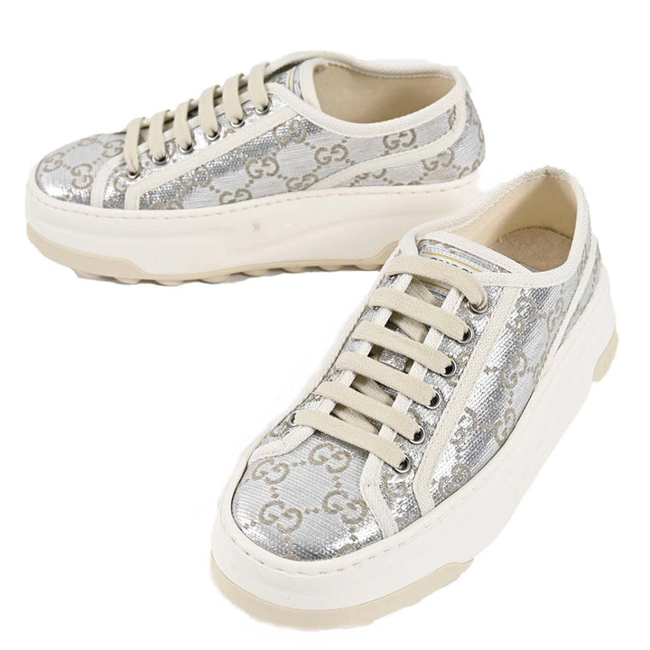 グッチ GUCCI スニーカー 746766 FAD9W8146 シルバー  レディース