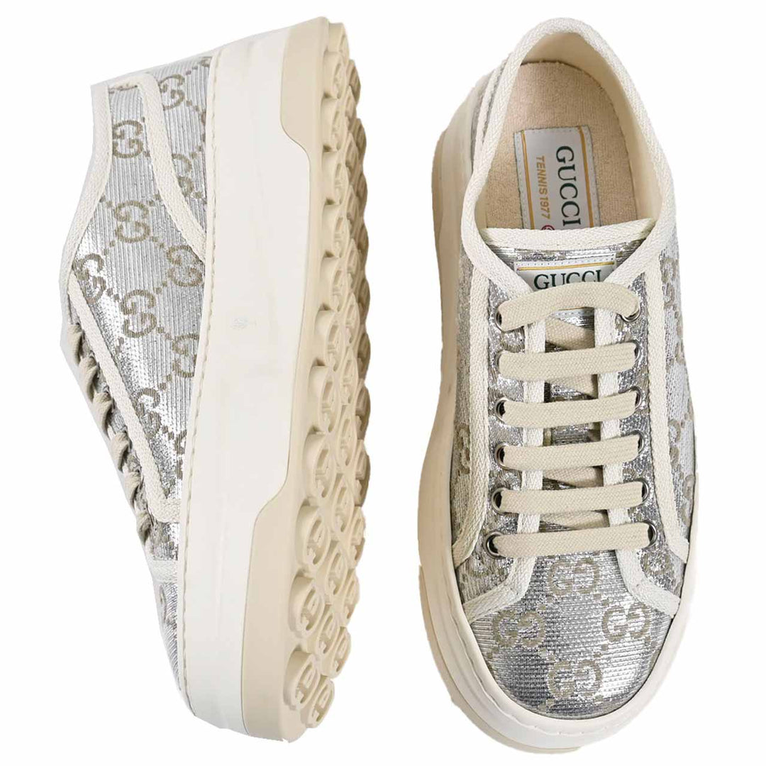 グッチ GUCCI スニーカー 746766 FAD9W8146 シルバー  レディース